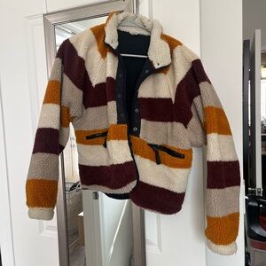 Free People Multicolor Striped Jacket